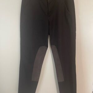 GAP women’s pants size 8 skinny faux suede patch riding and equestrian 2011